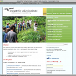 Non-profit website with Calendar and Slideshows Sequatchie Valley Institute website