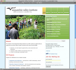 Sequatchie Valley Institute website